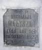 Grave of Michalina Mayszko, died 9 I 1927